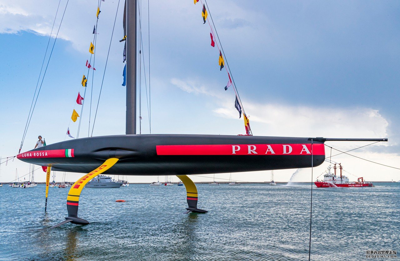 杏2注册普拉达首次为美国杯推出Luna Rossa单壳船