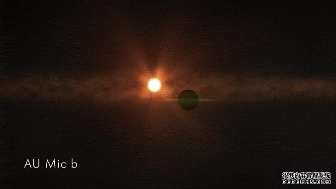 新发现的行星在一周杏耀平台内绕着新生恒星旋转