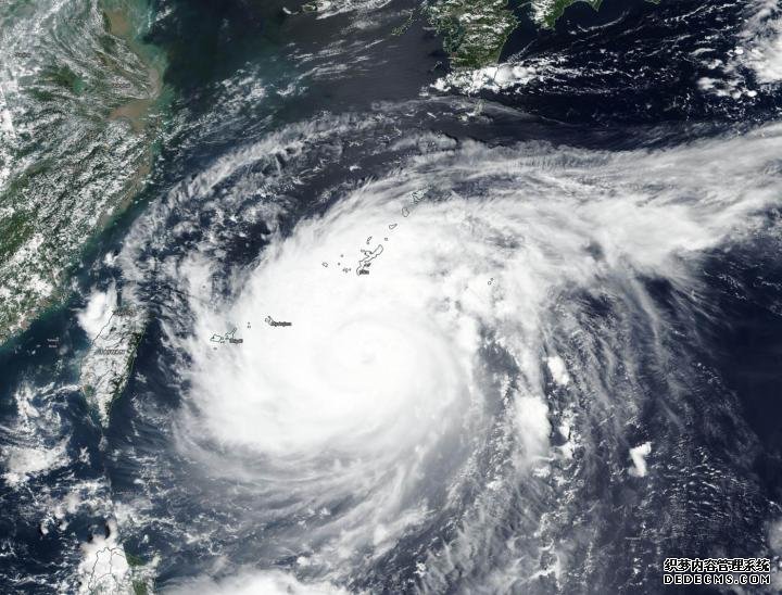 美国宇航局发现台风美杏耀代理莎正在接近日本冲绳