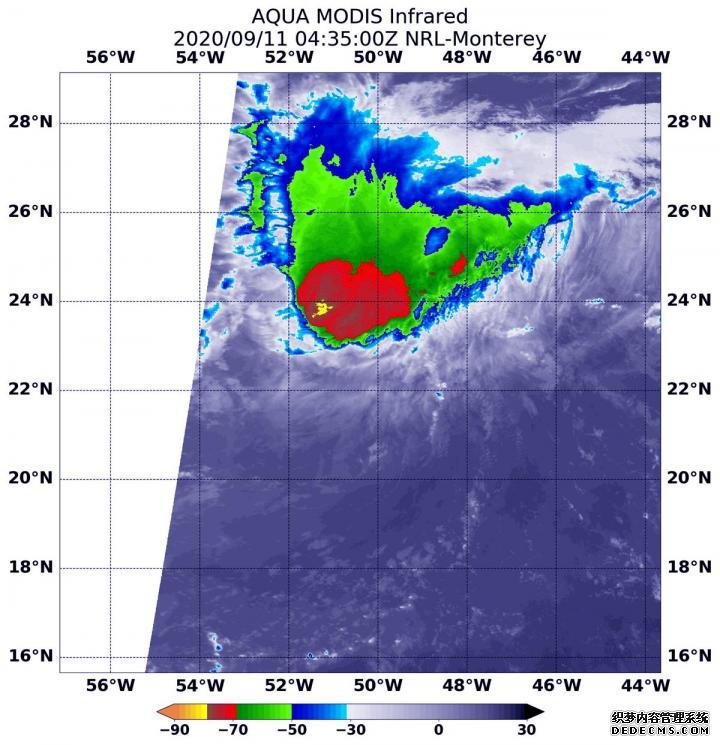 杏耀开帐号美国宇航局的卫星发现了一个楔形的热带风暴波莱特