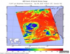 <b>美国宇航局的红杏耀软件外图像显示了热带风暴</b>