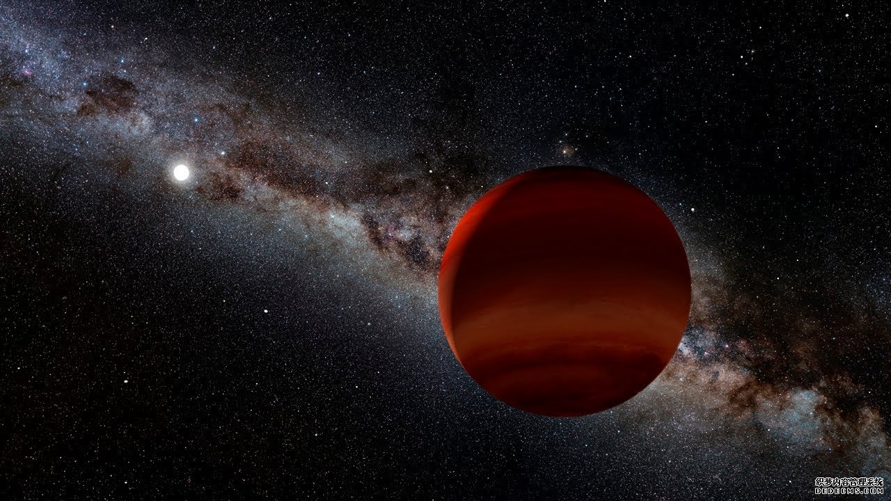 研究发现，杏耀一颗巨大的行星正快速围绕着一颗垂死的小恒星旋转